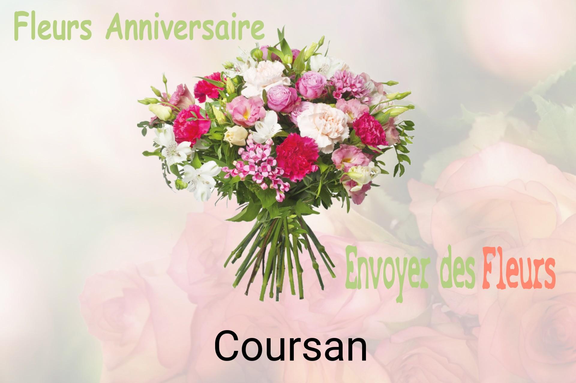 Bouquet de fleurs d’anniversaire livré à Coursan